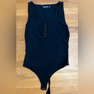 Abercrombie & Fitch Cotton Blend Seamless Tank Bodysuit Size Medium